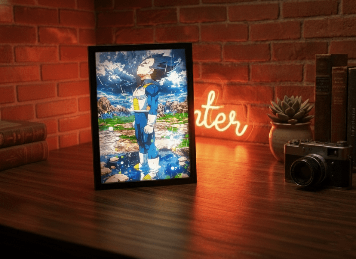 Sad Vegeta Light Art